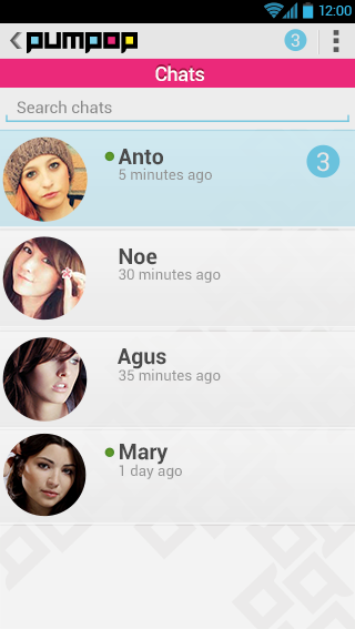 Chats list